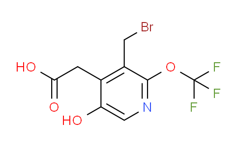 3-(Bromomethyl)-5-hydroxy-2-(trifluoromethoxy)pyridine-4-acetic acid