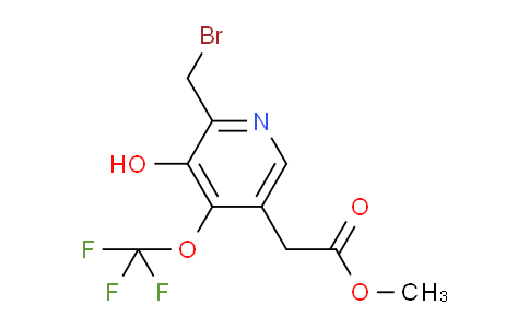 AM157253 | 1804635-90-2 | Methyl 2-(bromomethyl)-3-hydroxy-4-(trifluoromethoxy)pyridine-5-acetate