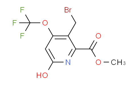 Methyl 3-(bromomethyl)-6-hydroxy-4-(trifluoromethoxy)pyridine-2-carboxylate