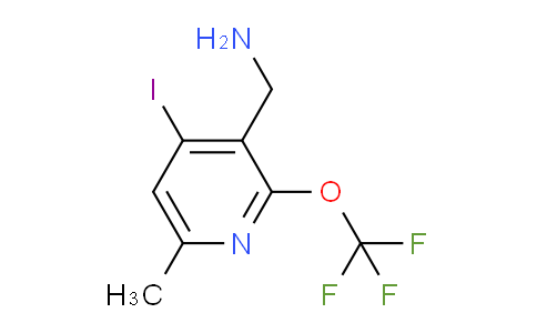 3-(Aminomethyl)-4-iodo-6-methyl-2-(trifluoromethoxy)pyridine