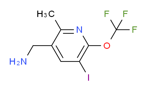 3-(Aminomethyl)-5-iodo-2-methyl-6-(trifluoromethoxy)pyridine