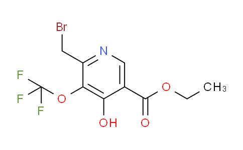 Ethyl 2-(bromomethyl)-4-hydroxy-3-(trifluoromethoxy)pyridine-5-carboxylate