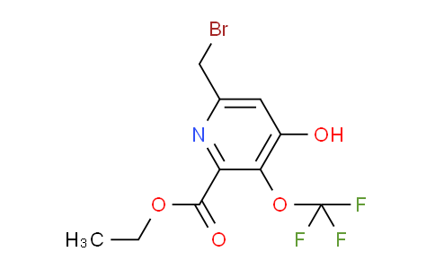 AM157278 | 1804634-80-7 | Ethyl 6-(bromomethyl)-4-hydroxy-3-(trifluoromethoxy)pyridine-2-carboxylate