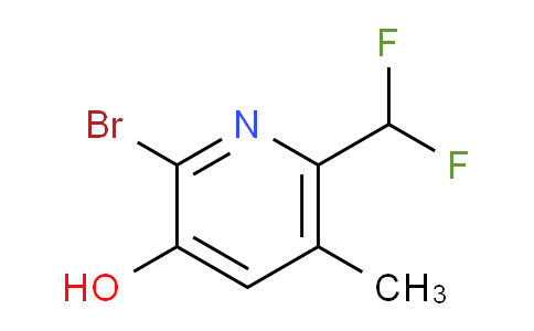 2-Bromo-6-(difluoromethyl)-3-hydroxy-5-methylpyridine