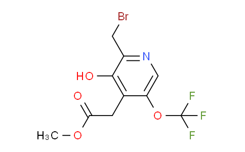 AM157288 | 1804359-24-7 | Methyl 2-(bromomethyl)-3-hydroxy-5-(trifluoromethoxy)pyridine-4-acetate