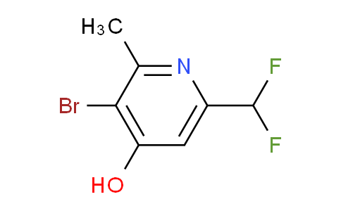 AM15729 | 1806834-72-9 | 3-Bromo-6-(difluoromethyl)-4-hydroxy-2-methylpyridine