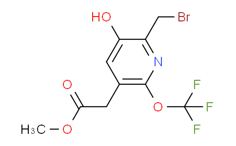 AM157290 | 1804479-30-8 | Methyl 2-(bromomethyl)-3-hydroxy-6-(trifluoromethoxy)pyridine-5-acetate