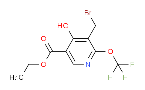 AM157294 | 1804352-80-4 | Ethyl 3-(bromomethyl)-4-hydroxy-2-(trifluoromethoxy)pyridine-5-carboxylate