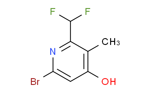 6-Bromo-2-(difluoromethyl)-4-hydroxy-3-methylpyridine