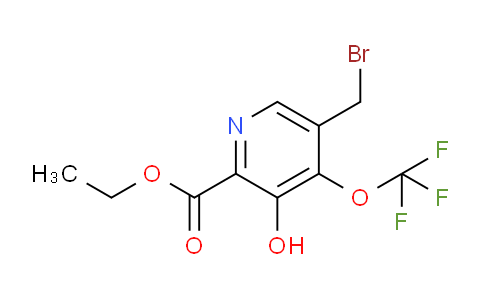 Ethyl 5-(bromomethyl)-3-hydroxy-4-(trifluoromethoxy)pyridine-2-carboxylate