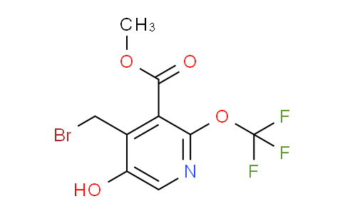 Methyl 4-(bromomethyl)-5-hydroxy-2-(trifluoromethoxy)pyridine-3-carboxylate