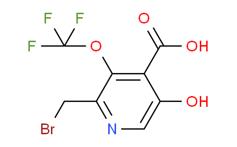 2-(Bromomethyl)-5-hydroxy-3-(trifluoromethoxy)pyridine-4-carboxylic acid