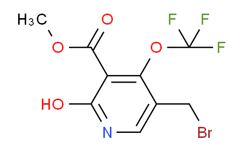 Methyl 5-(bromomethyl)-2-hydroxy-4-(trifluoromethoxy)pyridine-3-carboxylate