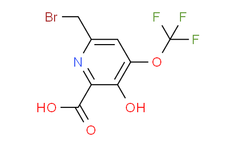 6-(Bromomethyl)-3-hydroxy-4-(trifluoromethoxy)pyridine-2-carboxylic acid
