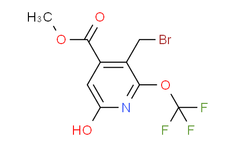 Methyl 3-(bromomethyl)-6-hydroxy-2-(trifluoromethoxy)pyridine-4-carboxylate