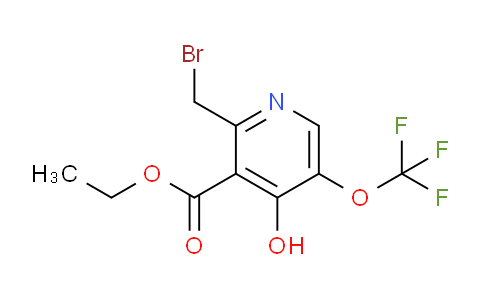 Ethyl 2-(bromomethyl)-4-hydroxy-5-(trifluoromethoxy)pyridine-3-carboxylate