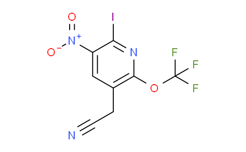 AM157319 | 1804828-34-9 | 2-Iodo-3-nitro-6-(trifluoromethoxy)pyridine-5-acetonitrile