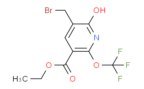 AM157327 | 1804478-81-6 | Ethyl 3-(bromomethyl)-2-hydroxy-6-(trifluoromethoxy)pyridine-5-carboxylate