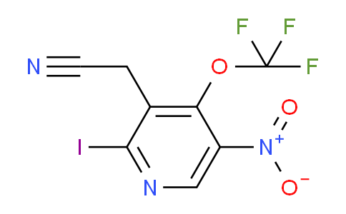 AM157329 | 1804774-88-6 | 2-Iodo-5-nitro-4-(trifluoromethoxy)pyridine-3-acetonitrile