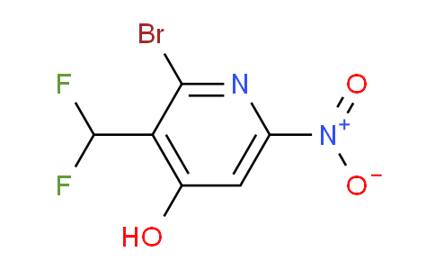 2-Bromo-3-(difluoromethyl)-4-hydroxy-6-nitropyridine