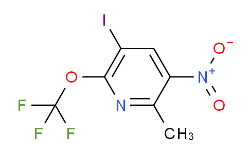 AM157343 | 1804833-06-4 | 5-Iodo-2-methyl-3-nitro-6-(trifluoromethoxy)pyridine