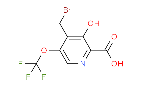 AM157353 | 1804827-65-3 | 4-(Bromomethyl)-3-hydroxy-5-(trifluoromethoxy)pyridine-2-carboxylic acid
