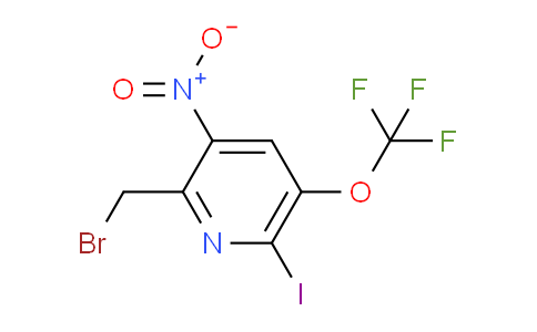 2-(Bromomethyl)-6-iodo-3-nitro-5-(trifluoromethoxy)pyridine