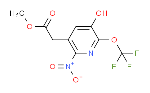 Methyl 3-hydroxy-6-nitro-2-(trifluoromethoxy)pyridine-5-acetate