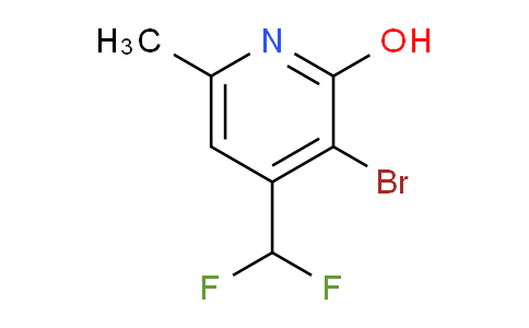 AM15739 | 1805405-49-5 | 3-Bromo-4-(difluoromethyl)-2-hydroxy-6-methylpyridine