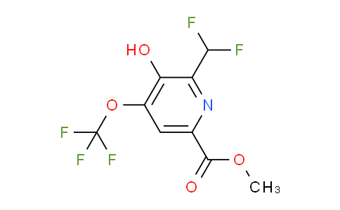 AM157394 | 1804797-70-3 | Methyl 2-(difluoromethyl)-3-hydroxy-4-(trifluoromethoxy)pyridine-6-carboxylate
