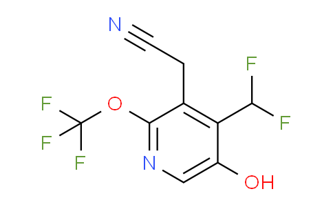 AM157402 | 1804347-50-9 | 4-(Difluoromethyl)-5-hydroxy-2-(trifluoromethoxy)pyridine-3-acetonitrile