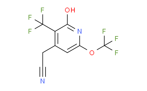 2-Hydroxy-6-(trifluoromethoxy)-3-(trifluoromethyl)pyridine-4-acetonitrile
