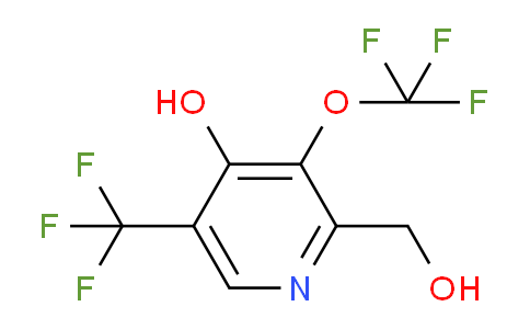 4-Hydroxy-3-(trifluoromethoxy)-5-(trifluoromethyl)pyridine-2-methanol