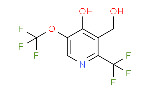 4-Hydroxy-5-(trifluoromethoxy)-2-(trifluoromethyl)pyridine-3-methanol