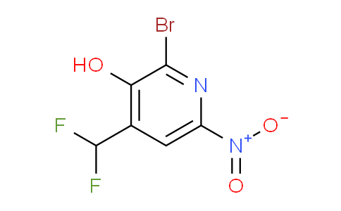 AM15741 | 1804885-78-6 | 2-Bromo-4-(difluoromethyl)-3-hydroxy-6-nitropyridine