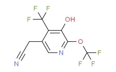 3-Hydroxy-2-(trifluoromethoxy)-4-(trifluoromethyl)pyridine-5-acetonitrile
