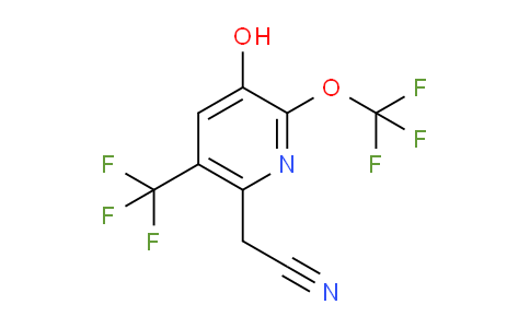 3-Hydroxy-2-(trifluoromethoxy)-5-(trifluoromethyl)pyridine-6-acetonitrile