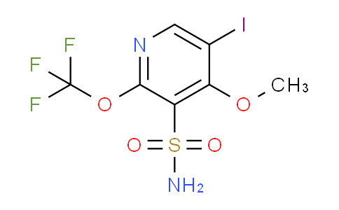 5-Iodo-4-methoxy-2-(trifluoromethoxy)pyridine-3-sulfonamide