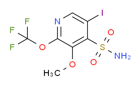 5-Iodo-3-methoxy-2-(trifluoromethoxy)pyridine-4-sulfonamide
