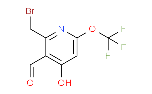 2-(Bromomethyl)-4-hydroxy-6-(trifluoromethoxy)pyridine-3-carboxaldehyde