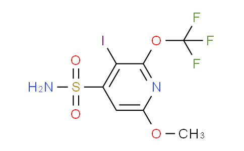 3-Iodo-6-methoxy-2-(trifluoromethoxy)pyridine-4-sulfonamide