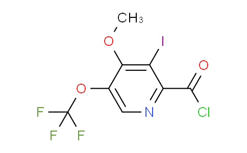 3-Iodo-4-methoxy-5-(trifluoromethoxy)pyridine-2-carbonyl chloride