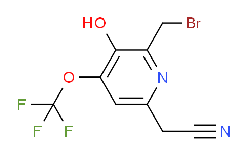 AM157466 | 1803961-81-0 | 2-(Bromomethyl)-3-hydroxy-4-(trifluoromethoxy)pyridine-6-acetonitrile