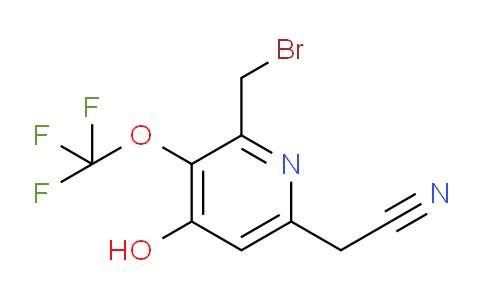 AM157474 | 1806133-99-2 | 2-(Bromomethyl)-4-hydroxy-3-(trifluoromethoxy)pyridine-6-acetonitrile