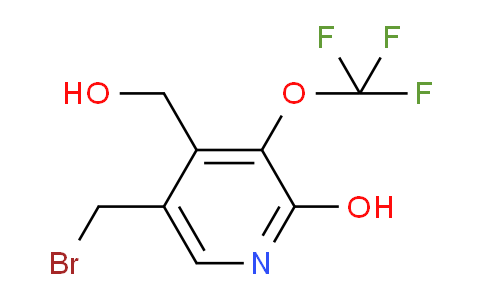 5-(Bromomethyl)-2-hydroxy-3-(trifluoromethoxy)pyridine-4-methanol