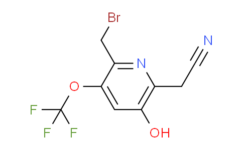 AM157478 | 1804633-73-5 | 2-(Bromomethyl)-5-hydroxy-3-(trifluoromethoxy)pyridine-6-acetonitrile