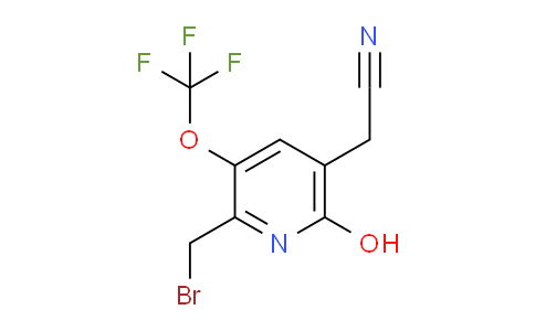 AM157484 | 1804633-82-6 | 2-(Bromomethyl)-6-hydroxy-3-(trifluoromethoxy)pyridine-5-acetonitrile