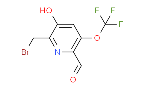 AM157486 | 1804768-56-6 | 2-(Bromomethyl)-3-hydroxy-5-(trifluoromethoxy)pyridine-6-carboxaldehyde