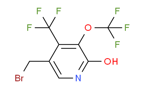 5-(Bromomethyl)-2-hydroxy-3-(trifluoromethoxy)-4-(trifluoromethyl)pyridine
