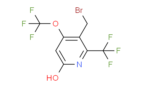 3-(Bromomethyl)-6-hydroxy-4-(trifluoromethoxy)-2-(trifluoromethyl)pyridine